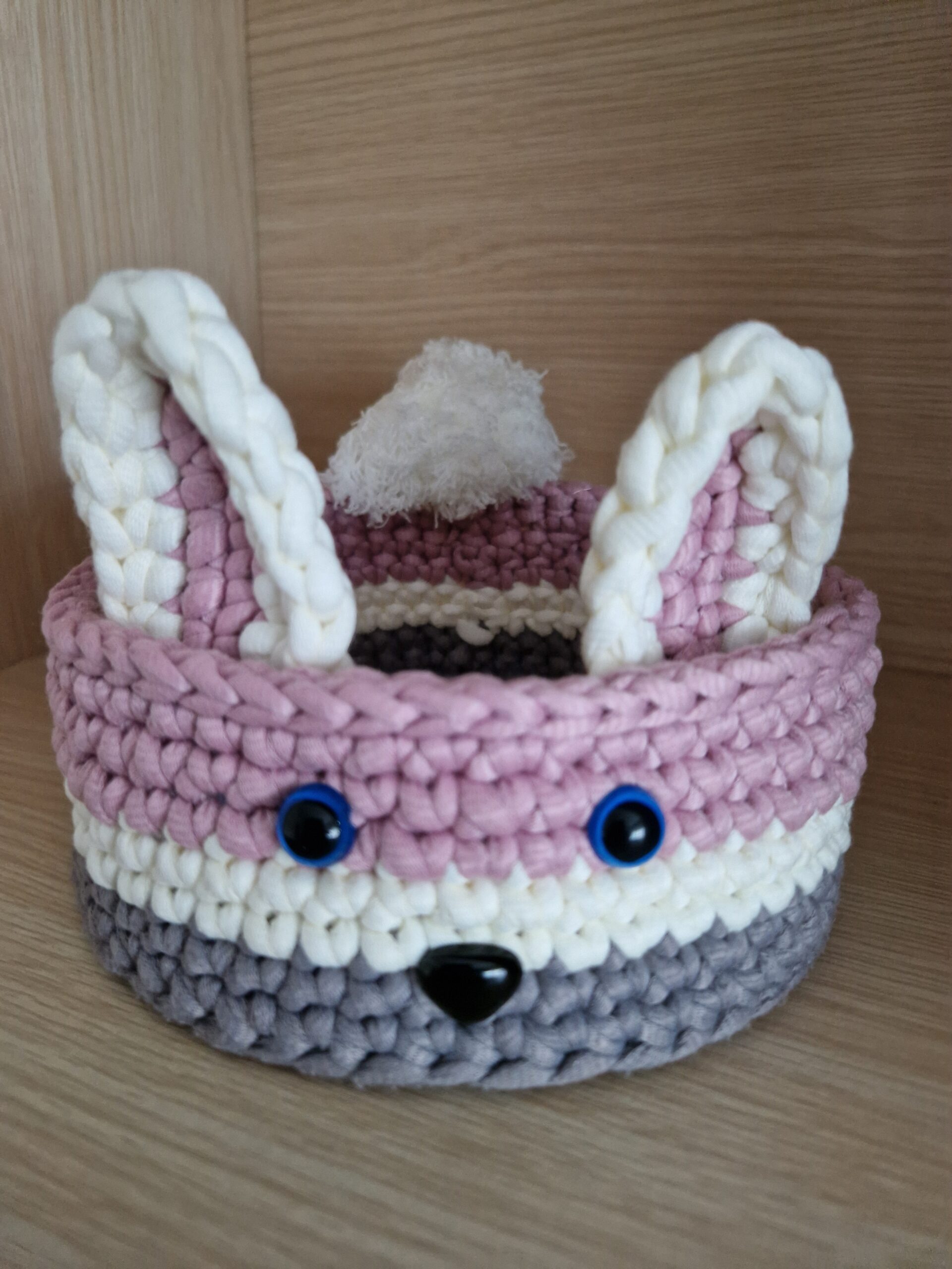Panier LAPIN ROSE