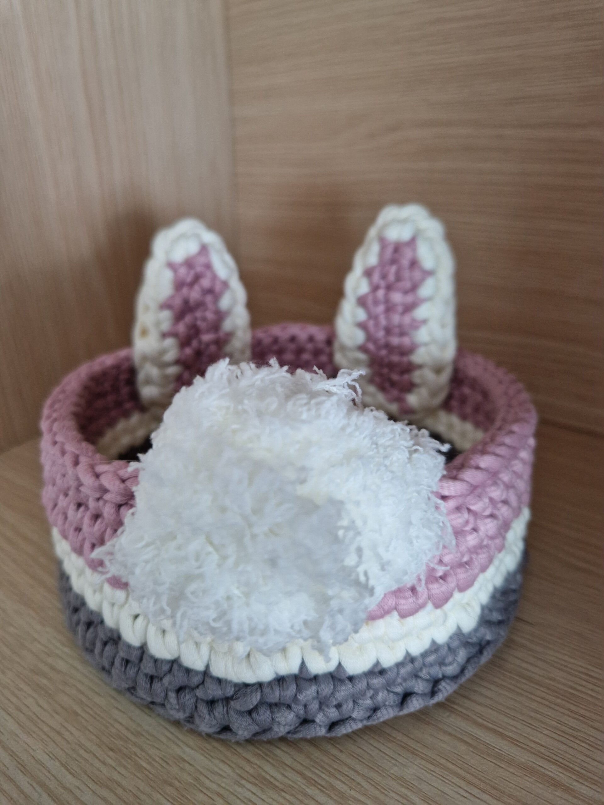 Panier LAPIN ROSE – Image 2