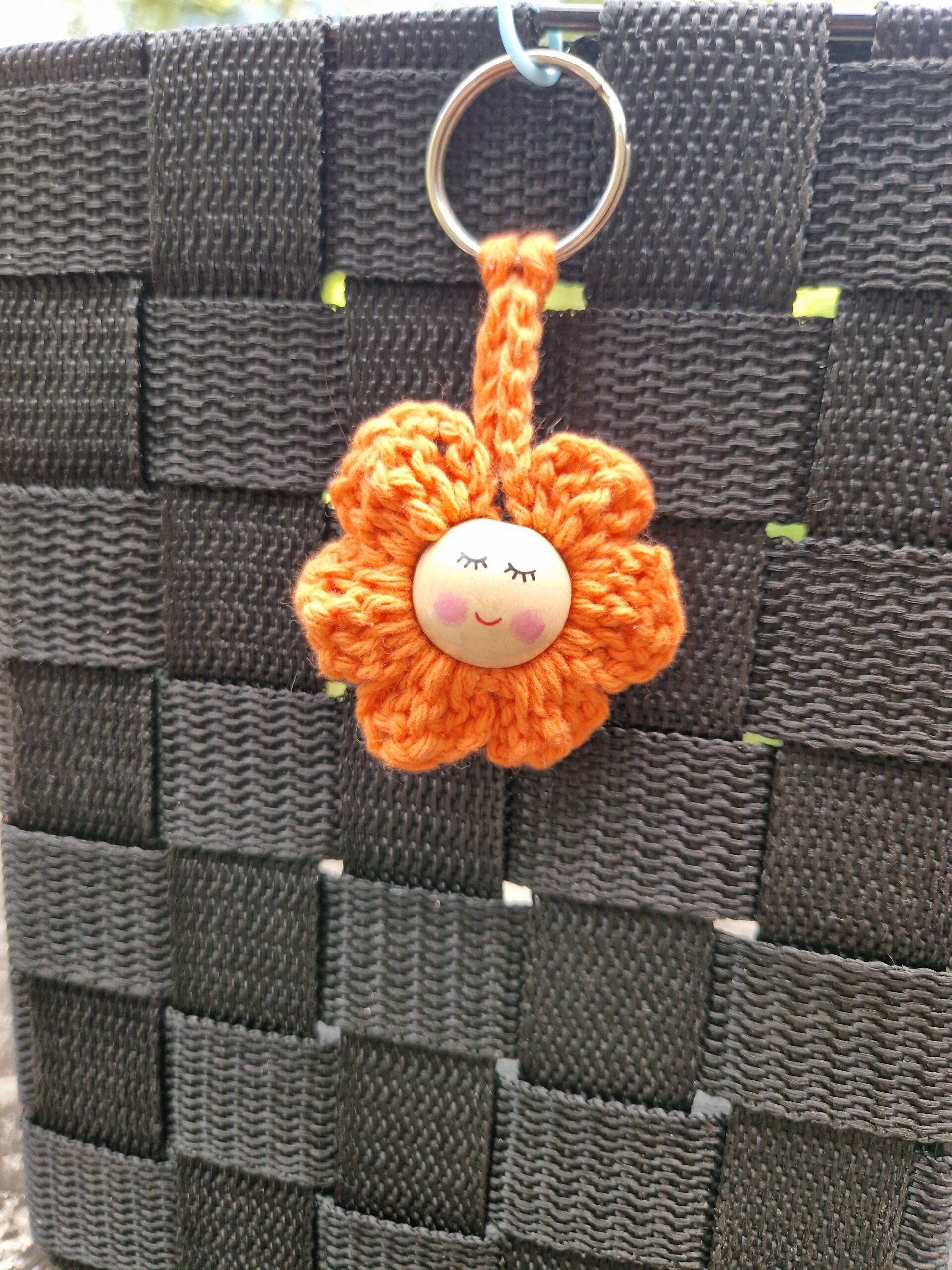 porte clés fait mains crochet