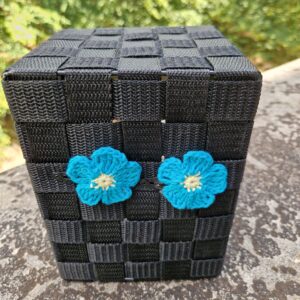 Lot de 2 barrettes « Marguerite bleue »
