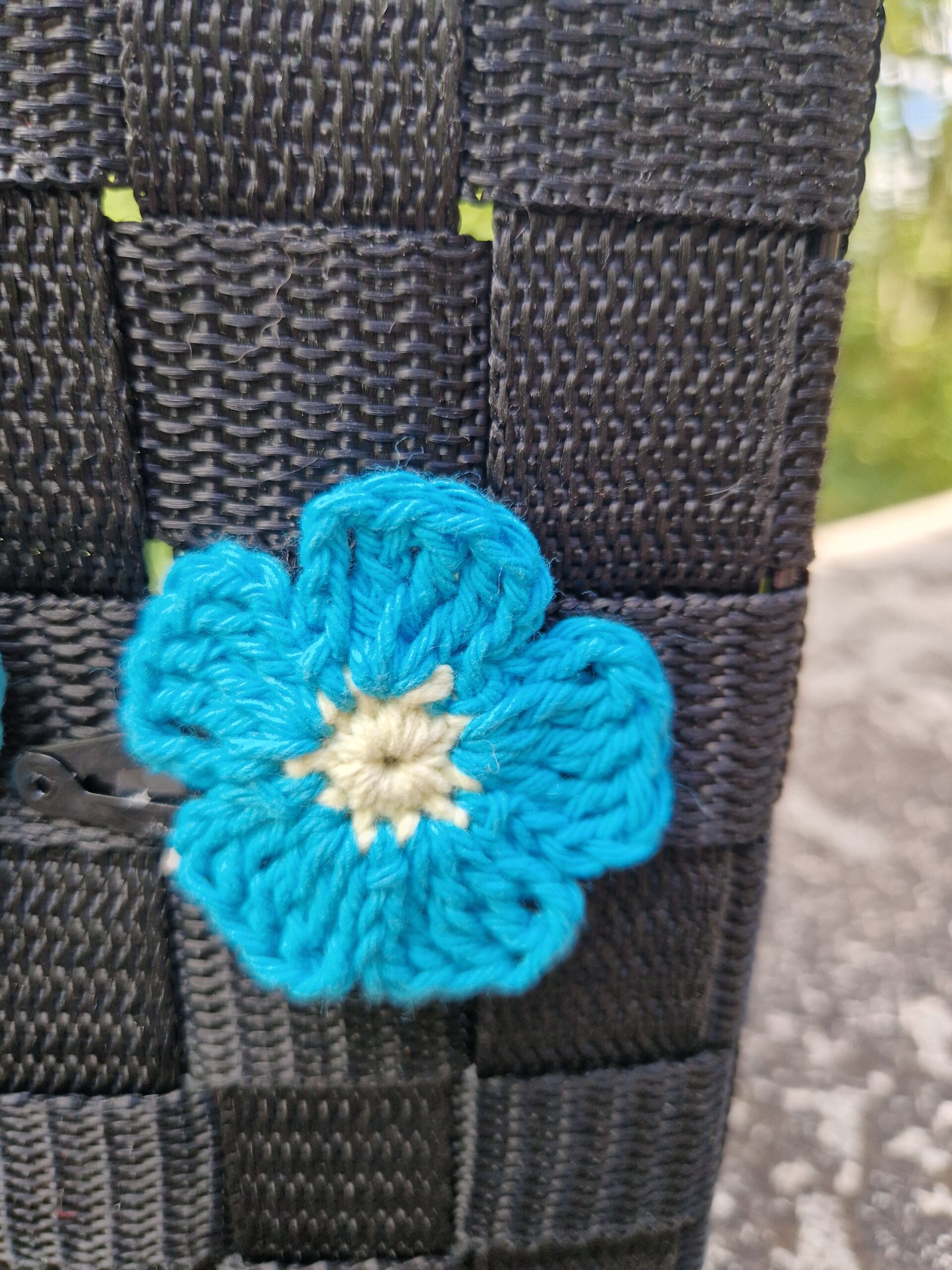 Lot de 2 barrettes « Marguerite bleue » – Image 2